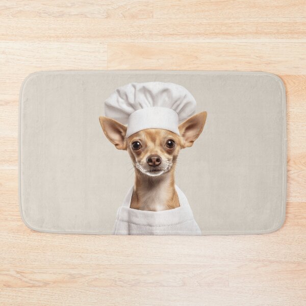 Item preview, Funny Chihuahua Dog Chef Realistic Animal Cooking Humor Art designed and sold by LazyOwlStore.