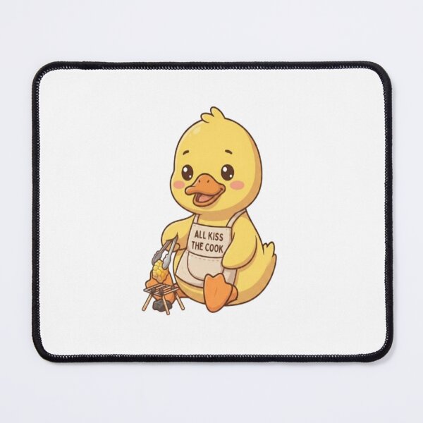 Item preview, Cute Duck Grilling Corn BBQ designed and sold by Ella_Sketch.