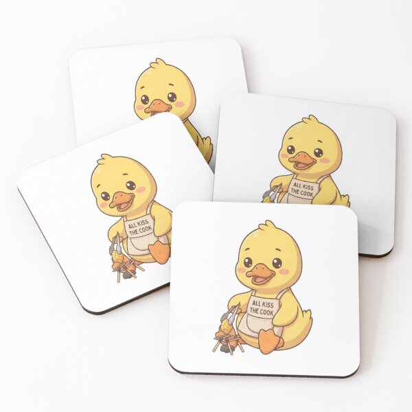 Item preview, Cute Duck Grilling Corn BBQ designed and sold by Ella_Sketch.
