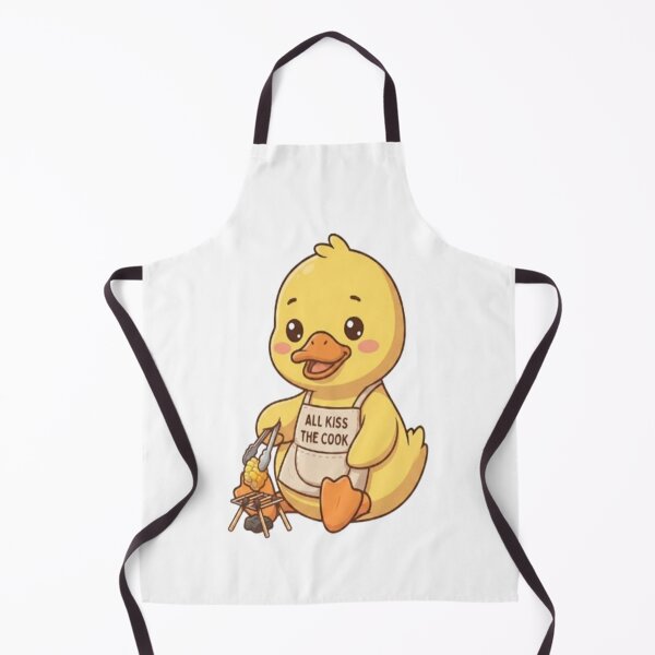 Item preview, Cute Duck Grilling Corn BBQ designed and sold by Ella_Sketch.