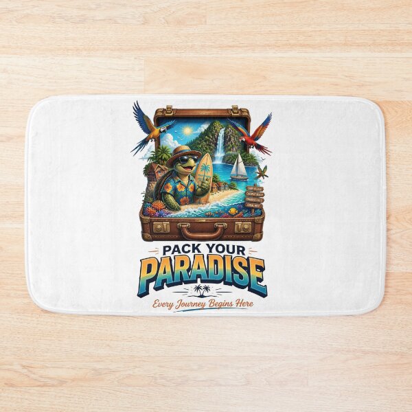 Item preview, Pack Your Paradise Turtle Suitcase designed and sold by Sovereign Supply Co..