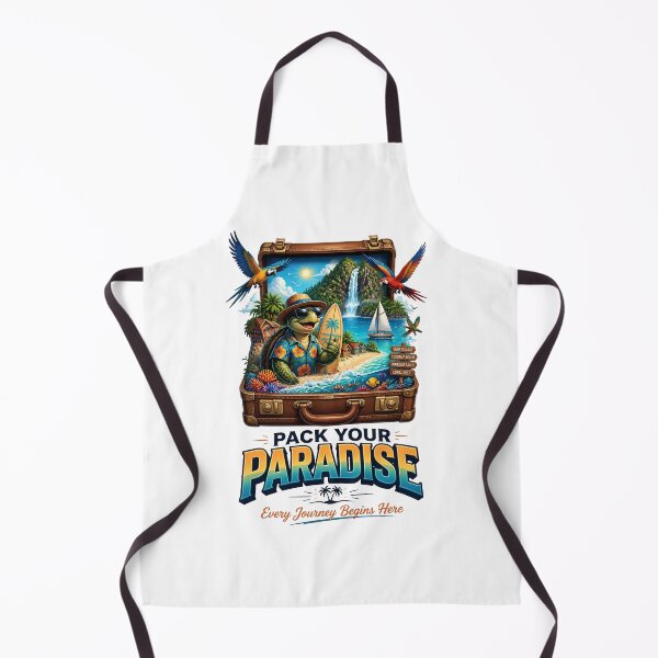 Item preview, Pack Your Paradise Turtle Suitcase designed and sold by Sovereign Supply Co..