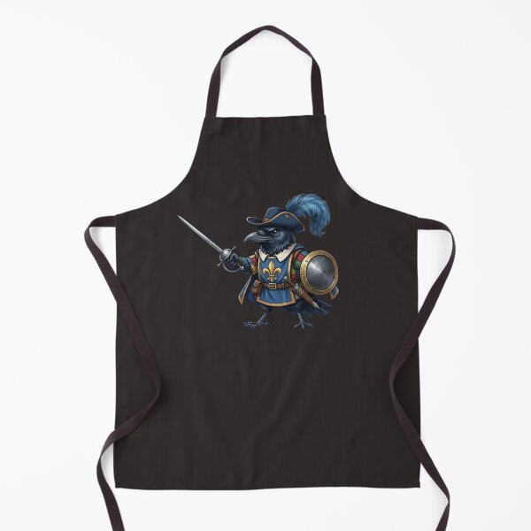Item preview, Swashbuckling Raven Muskateer RPG Sticker designed and sold by AestheticRPG .