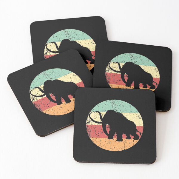 Item preview, Woolly Mammoth Silhouette Retro Prehistoric Animal  designed and sold by Gbriel3.