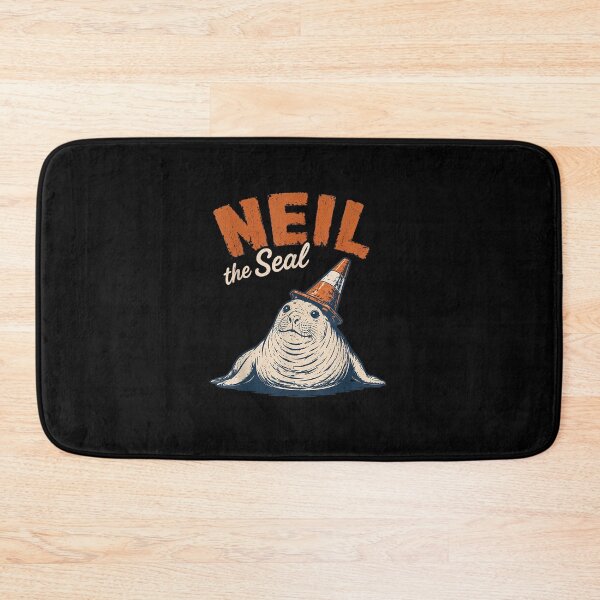 Item preview, Neil The Seal Tasmania Funny Traffic Cone designed and sold by MatherFisher.