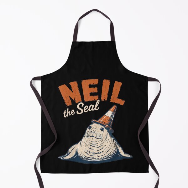 Item preview, Neil The Seal Tasmania Funny Traffic Cone designed and sold by MatherFisher.