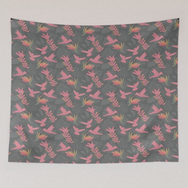 Item preview, Tropical Hummingbirds 2 designed and sold by CrisGHeer Art &Illustration.