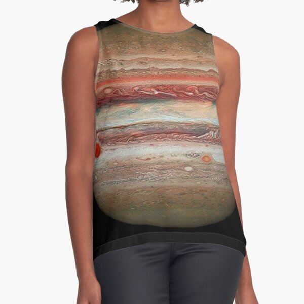 #Jupiter #Astronomy #planet #photo pattern design tracery weave drawing figure picture Sleeveless Top