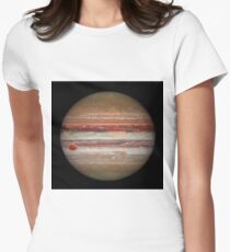 #Jupiter, #Astronomy, #planet, #photo, #Pattern, #design, #tracery, #weave, #drawing, #figure, #picture Women's Fitted T-Shirt
