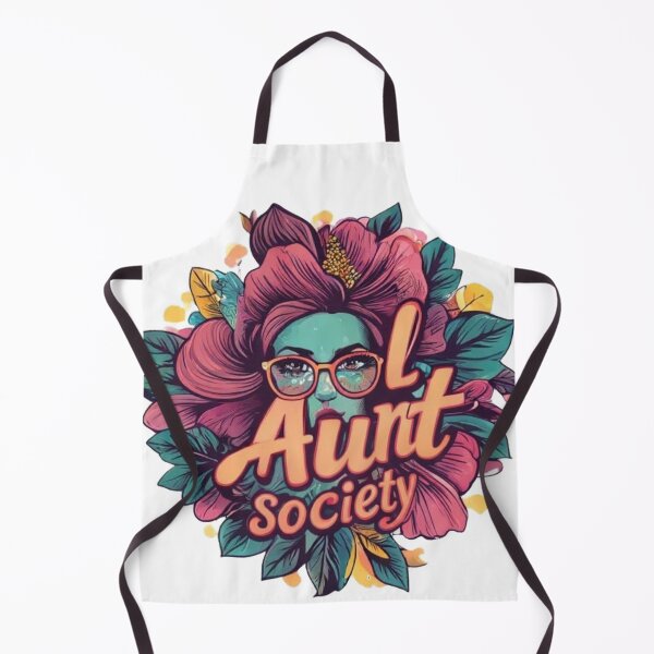 Item preview, Cool Aunt Society Retro 70s Floral Social Club designed and sold by FitEnvy.