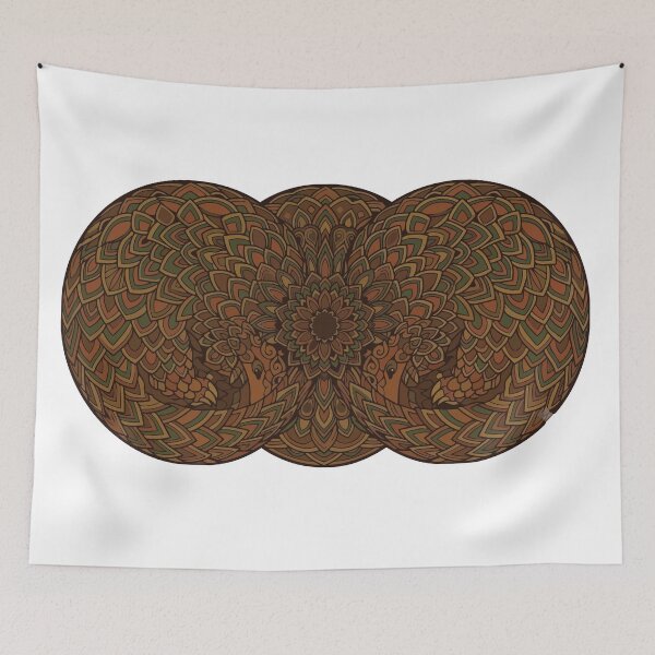 Item preview, Earthy Pangolin Mandala Geometric Sphere designed and sold by Arc2020.