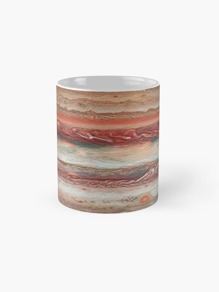 Alternate view of #Jupiter #Astronomy #planet #photo pattern design tracery weave drawing figure picture Coffee Mug