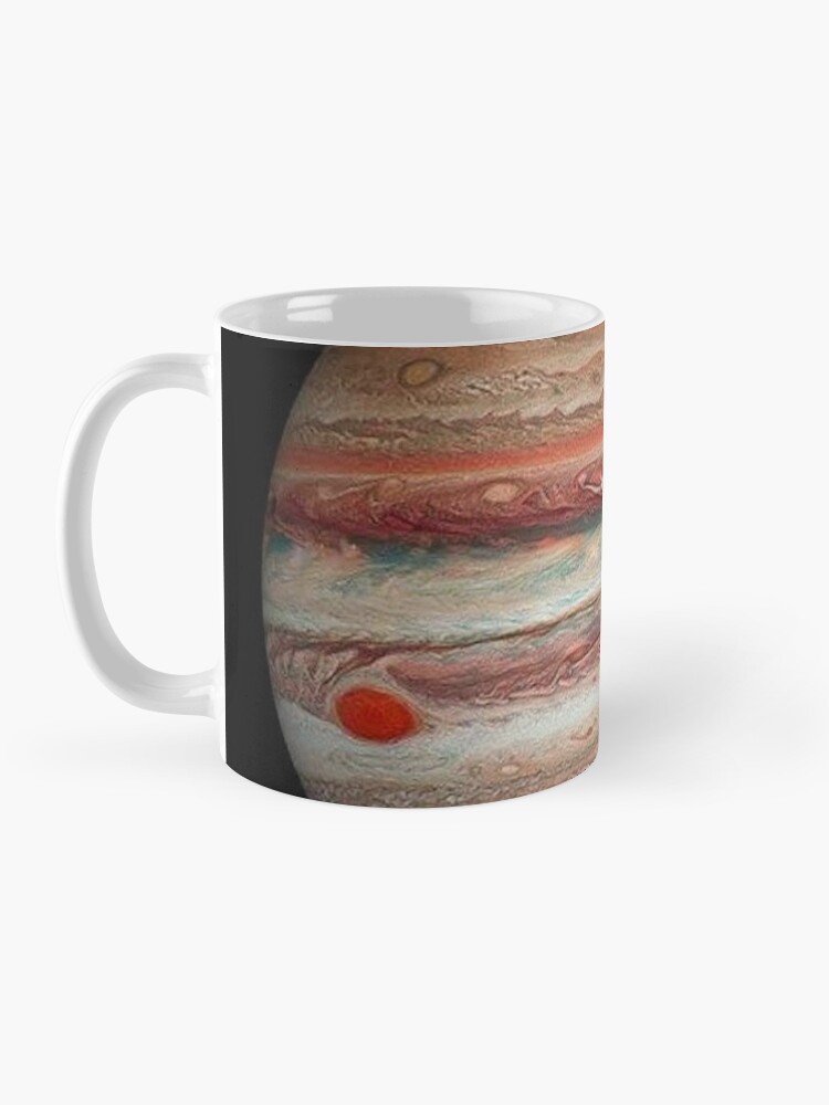 Alternate view of #Jupiter #Astronomy #planet #photo pattern design tracery weave drawing figure picture Coffee Mug