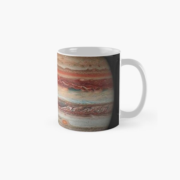 #Jupiter #Astronomy #planet #photo pattern design tracery weave drawing figure picture Classic Mug