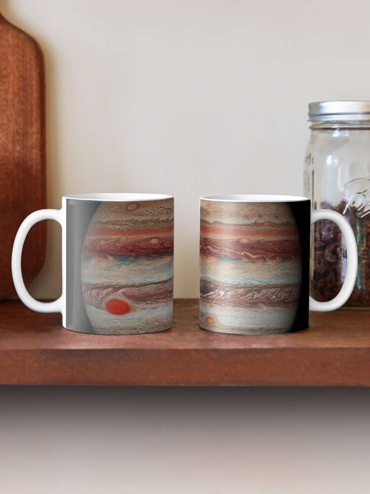 Alternate view of #Jupiter #Astronomy #planet #photo pattern design tracery weave drawing figure picture Coffee Mug