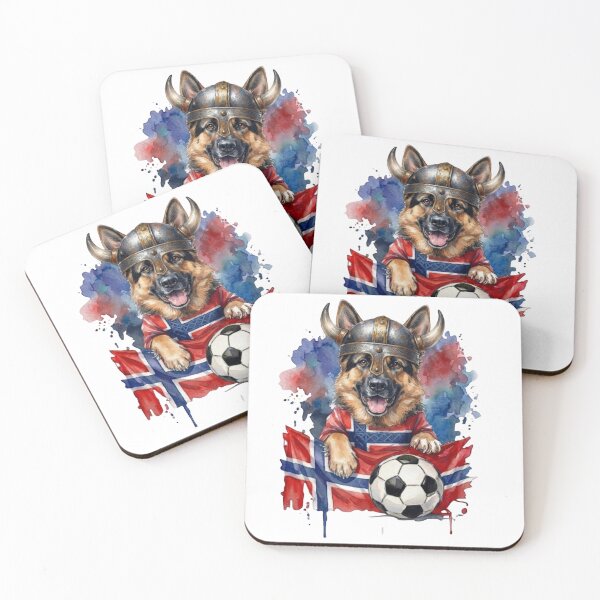 Item preview, German Shepherd Alsatian World Cup Norway Suppawter designed and sold by The Suppawters.