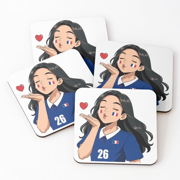 Item preview, Blowing Kiss France Fan Girl Long Hair Anime designed and sold by Anne97s.