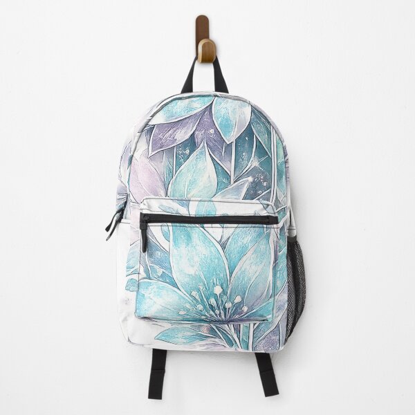 Item preview, Abstract Floral Geometry – Turquoise Pastel Bloom designed and sold by LuluLeb.