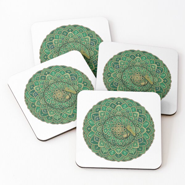Item preview, Emerald Fantasy Pangolin Dragon Scale Circle designed and sold by Arc2020.