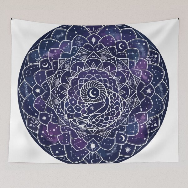 Item preview, Celestial Pangolin Starry Cosmic Mandala designed and sold by Arc2020.