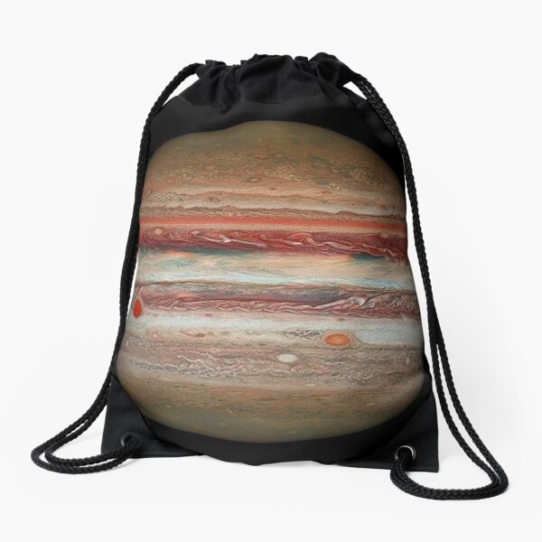 #Jupiter #Astronomy #planet #photo pattern design tracery weave drawing figure picture Drawstring Bag