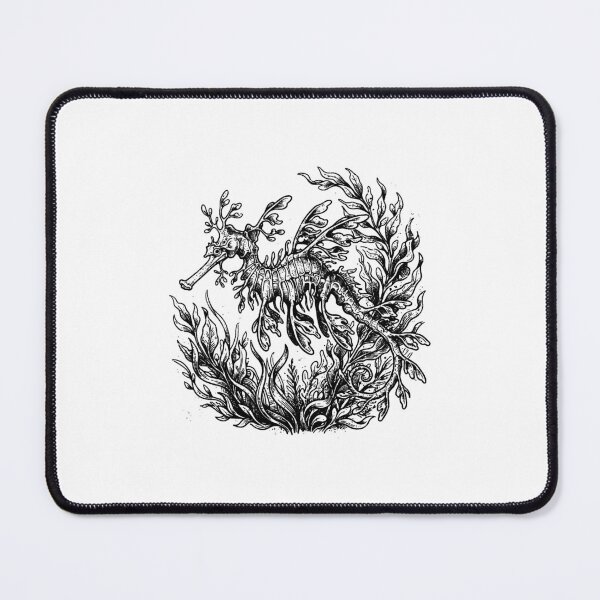 Item preview, Vintage Woodcut Leafy Seadragon Illustration designed and sold by DuckOddity.