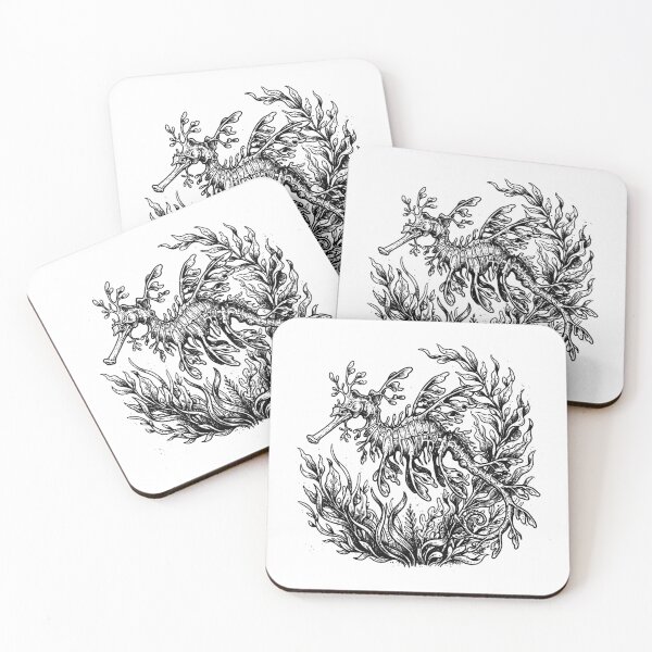 Item preview, Vintage Woodcut Leafy Seadragon Illustration designed and sold by DuckOddity.