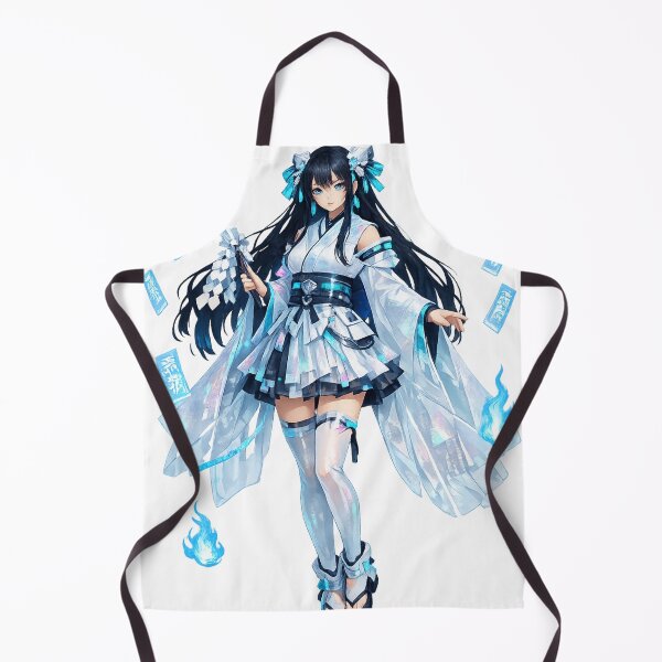 Item preview, Cyber Spirit Shrine Maiden | Futuristic Holographic Miko Anime designed and sold by Sticleg.