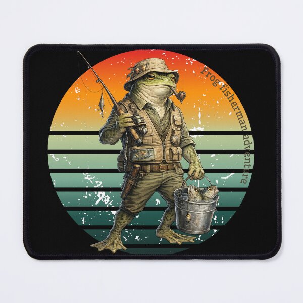 Item preview, Frog fisherman adventure designed and sold by gomood.