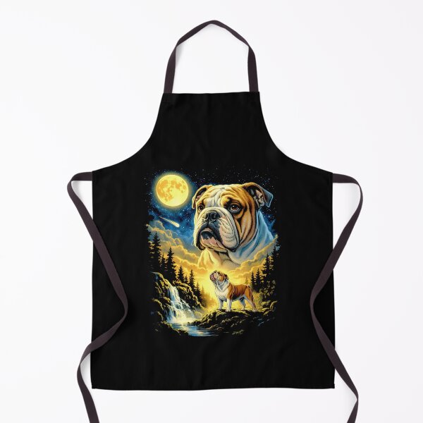 Item preview, Bulldog Howling at The Moon Funny Dog Meme designed and sold by charoen-design.