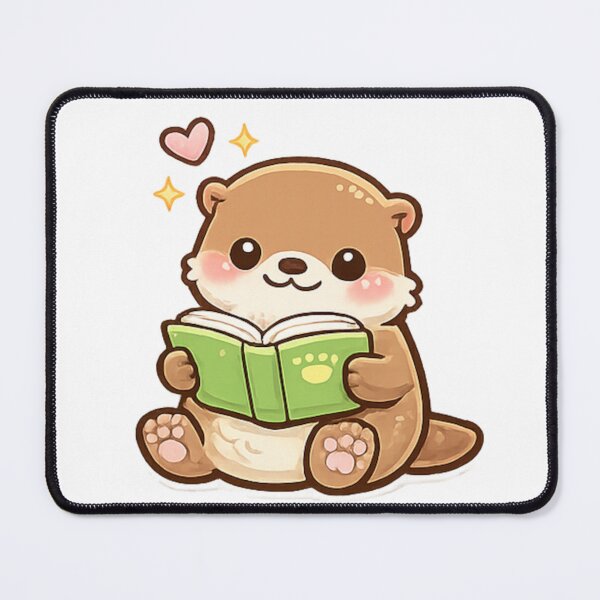 Item preview, A cute beaver is reading books. designed and sold by Brejko.