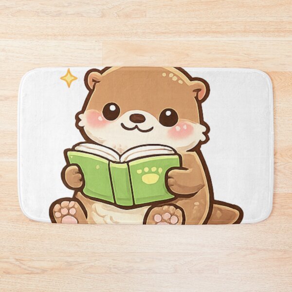 Item preview, A cute beaver is reading books. designed and sold by Brejko.