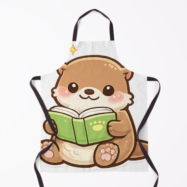 Item preview, A cute beaver is reading books. designed and sold by Brejko.