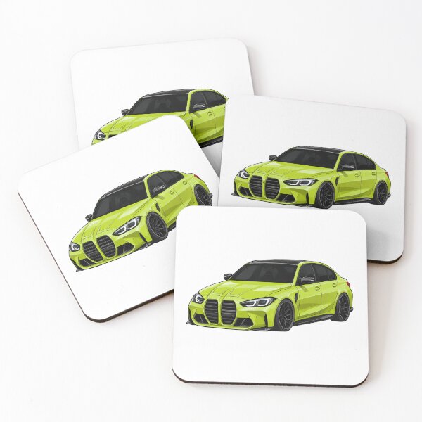 Item preview, G80 3 Competition Paulo Yellow Performance Sedan Mini Toon designed and sold by VenZolic.