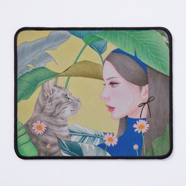 Item preview, Girl and cat designed and sold by KJAStudio.