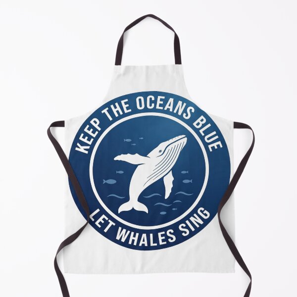 Item preview, Keep The Oceans Blue Whale designed and sold by maniacdesignz11.