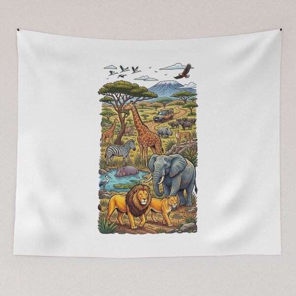 Item preview, WILDLIFE SAFARI designed and sold by likbatonboot.