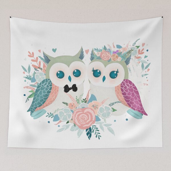 Item preview, Mr. and Mrs. Owl designed and sold by daphsam.