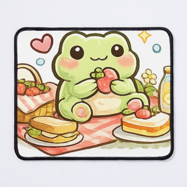 Item preview, Frog at a picnic designed and sold by Brejko.