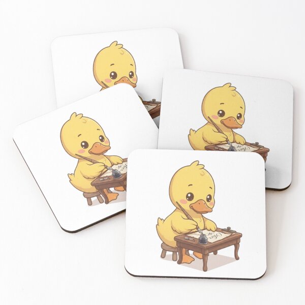 Item preview, Cute Duck Writing Calligraphy Desk designed and sold by Ella_Sketch.