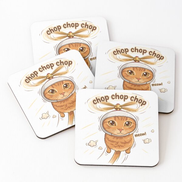 Item preview, Funny Helicopter Cat Chop Chop Meow Cute Kitten designed and sold by shredder3019.