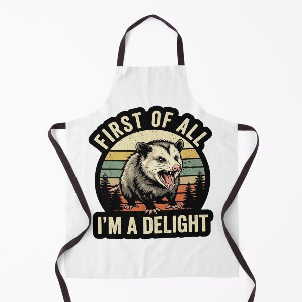 Item preview, First Of All I'm A Delight Funny Opossum designed and sold by raedattia.