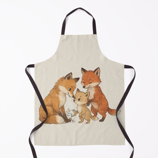 Item preview, Whimsical Fox Family Storybook Watercolor designed and sold by WikaKowalczyk.