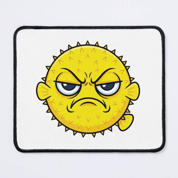 Item preview, Grumpy Pufferfish Do Not Disturb Introvert Art designed and sold by Arc2020.