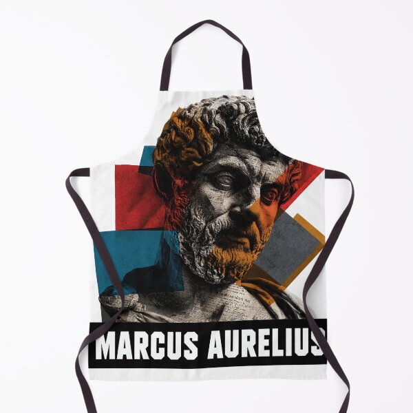 Item preview, Marcus Aurelius Stoic Portrait - Roman Emperor Abstract Collage Art designed and sold by OzzFrequency.