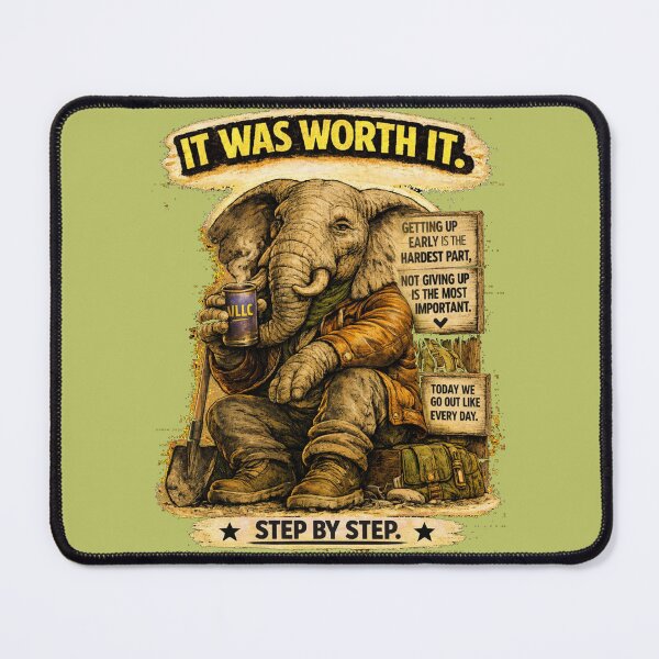 Item preview, Elephant Motivation ?? – It Was Worth It designed and sold by Tienda Argentina.