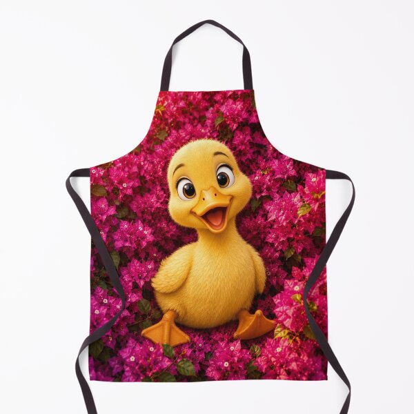 Item preview, Adorable Duckling in Pink Bougainvillea designed and sold by Rohan132.