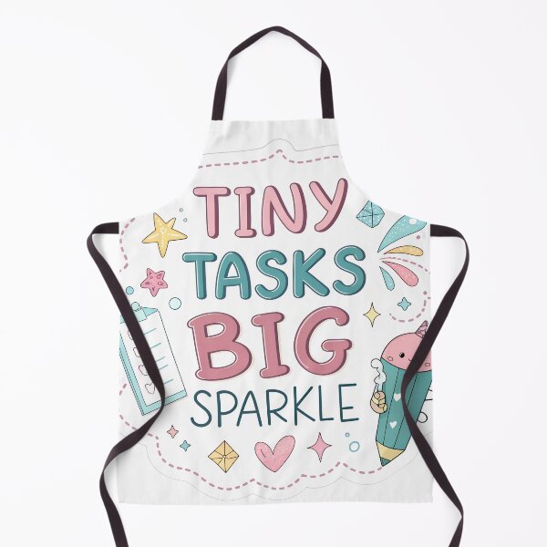 Item preview, Tiny Tasks Big Sparkle Pastel Checklist Sticker designed and sold by KHCreativeLab.