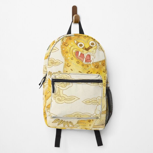 Item preview, Korean Traditional Golden Tiger Folk Art Pattern designed and sold by Yiruda-Art.