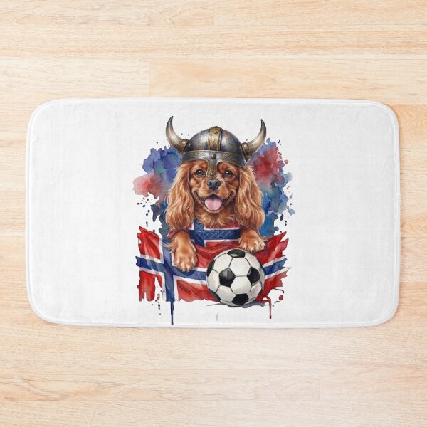 Item preview, Cavalier King Charles Spaniel Ruby World Cup Norway Suppawter designed and sold by The Suppawters.